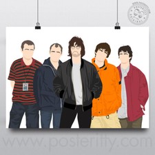 OASIS (Knebworth)  Minimalist Band Poster Music Minimal Noel Liam Gallagher Art