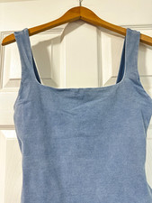 Good American Blue square neck thong Bodysuit size 2xl retail $79
