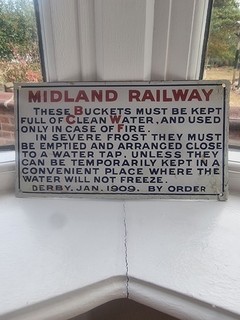 Midland Railway Enamel Sign