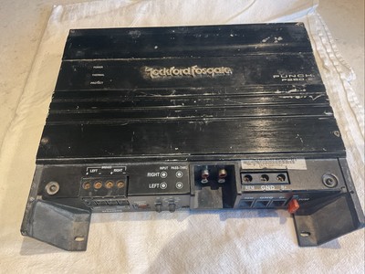 Rockford Fosgate Punch 250.2 2-Channel Old School Amp. FREE