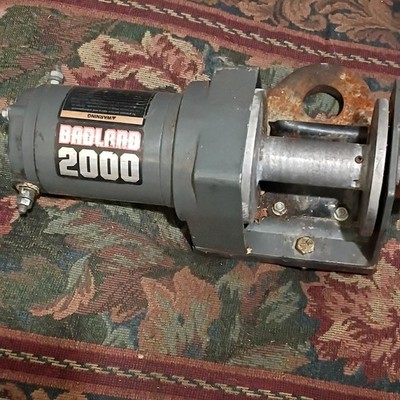 Badland Winches 2000 lb ATV/Utility Winch Electric Winch Kit