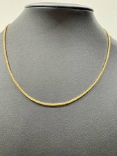 K18 rope chain necklace, approximately 3.9g, length approximately 41cm