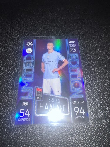 Erling Haaland – Topps Match Attax UEFA 3-Card Soccer Lot