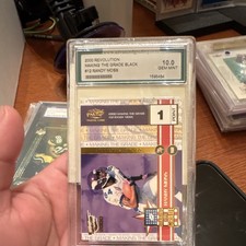 Pacific 2000 Revolution Making the Grade Black Randy Moss #12 AGS 10 Vikings
