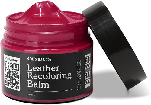 Bálsamo recolorante de cuero Clyde's™ | Color no tóxico 50 ml, rosa - Imagen 1 de 9