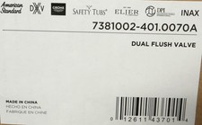 American Standard 7381002-401.0070A Dual Flush Valve NEW