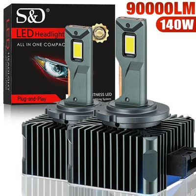 90000LM D3S LED D1S D2S D4S D5S D8S 140W Headlights HID Canbus Car Light 6000K