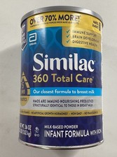Similac  360 Total Care Infant Formula 36-oz Value Cans 4-2027.   E2C