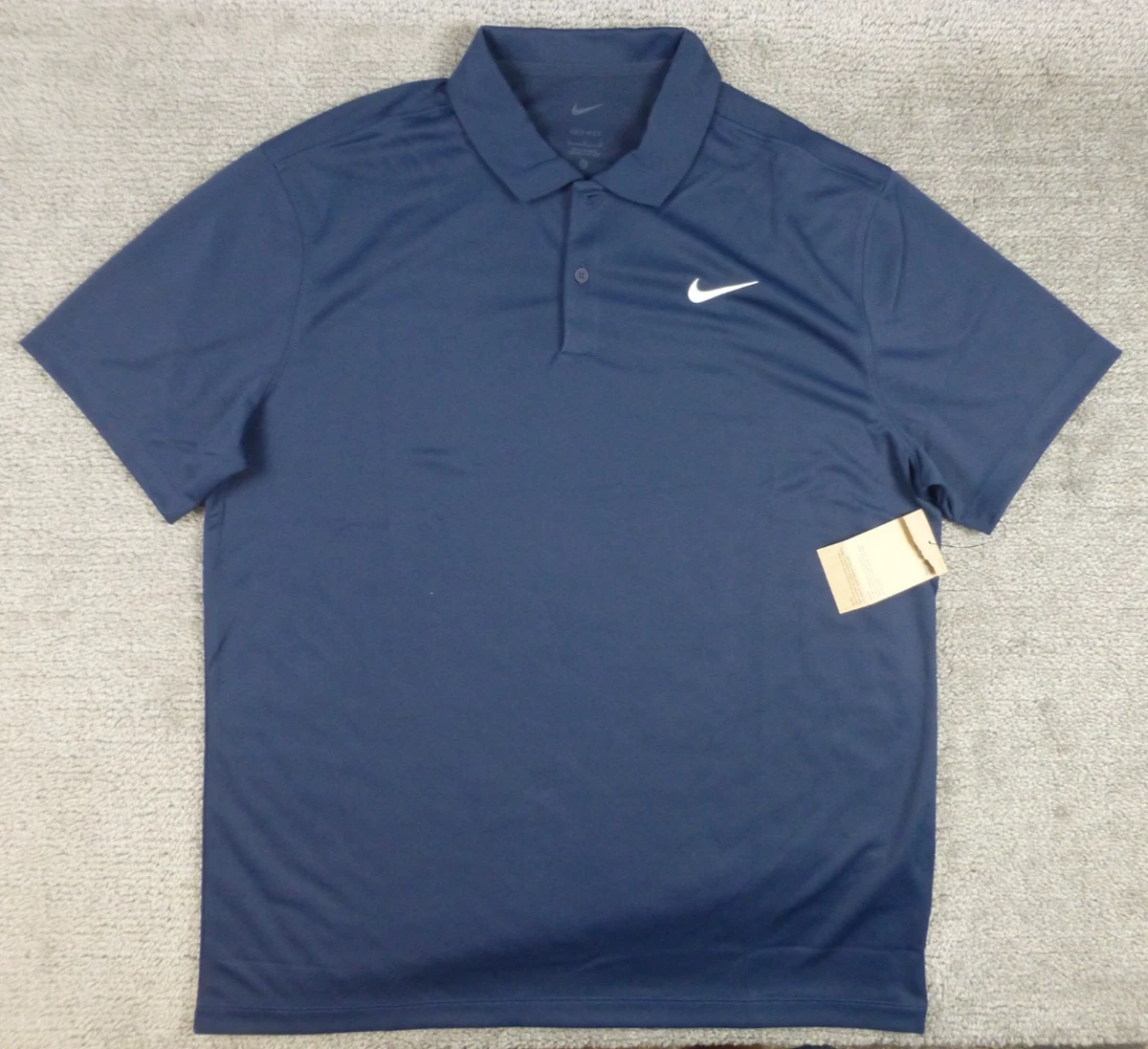 Nike Blue Polo Golf Shirts & Tops for Men for sale | eBay