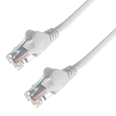 Group Gear 31-0010W 1 m RJ45 UTP CAT 6 24AWG LS0H Stranded Flush Moulded Snagles