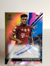 2021 Topps Alphonso Davies My Journey Curated UEFA Champions League Soccer Cards Checklist 20