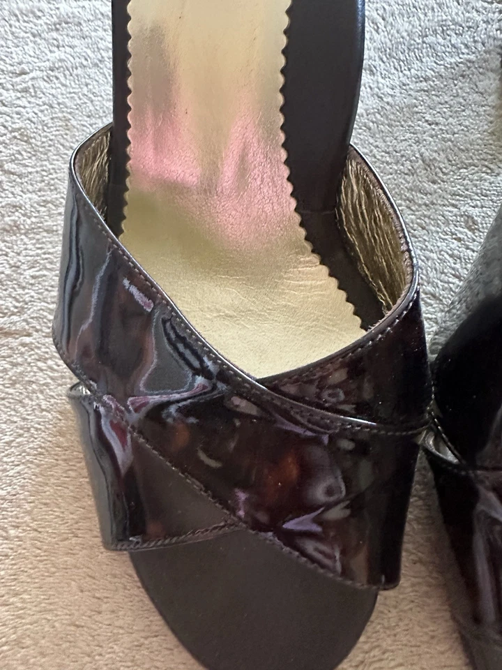 Sandalias de Tacón Grueso Rosa Taryn 10 Hechas en Italia Sexy Sofisticadas Foto 4 de 4