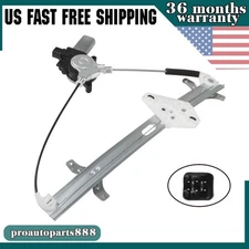 Power Window Regulator Front Left W/ Motor For 2003-2007 Honda Accord 4 Door