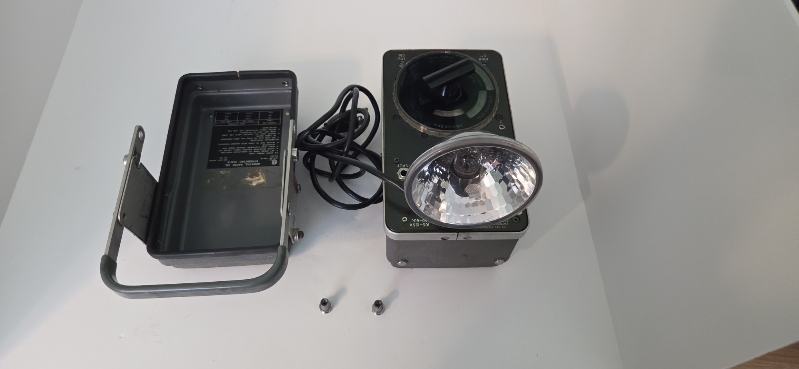 General Radio Co. Strobotac Type 1531-A Electronic Stroboscope - USAF Surplus