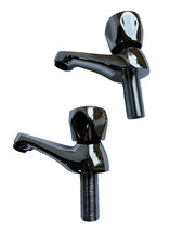 Chrome wash basin pillar taps - 1 pair