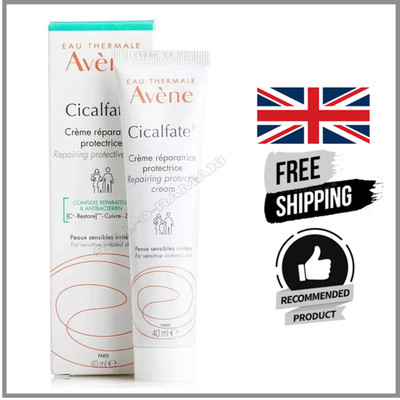 Avene Cicalfate+ wiederherstellende Schutzcreme 40 ml | Hautreparatur | UK-Bestand