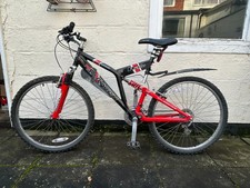 saracen full suspension mountain bike