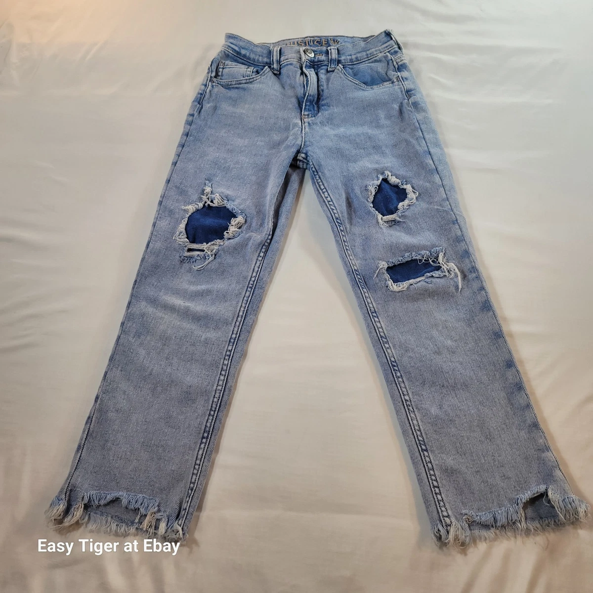 Jean Bootcut Justice Pour Fille Taille 12R – Bleu Denim