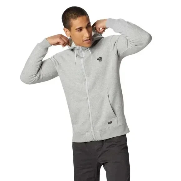 Mountain Hardwear Men's Gray Trekkin Heather Full Zip Hoodie Size L
