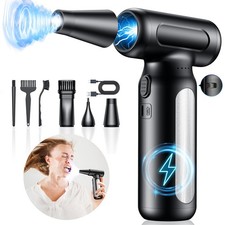Electric Compressed Air Duster Rechargeable Cordless for PC Keyboard