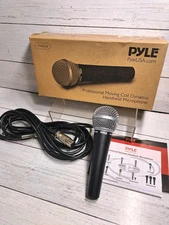 Pyle Handheld Microphone Dynamic Moving Coil Cardioid Unidirectional Includes...