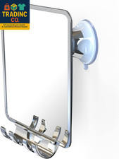 Shower Mirror, Shower Mirror Fogless for Shaving with a Removable Razor Holder -