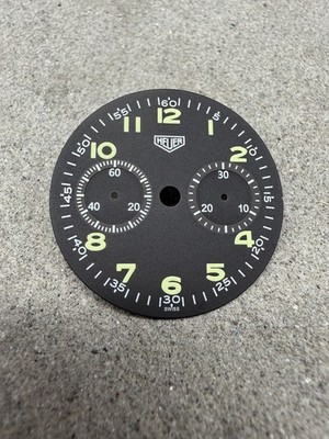 #1983 HEUER 1550 SG BUNDESWEHR CHRONOGRAPH VALJOUX 230 ZIFFERBLATT DIAL 34mm RAR