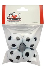Universal Replacement Foosballs- Soccer Ball Style- Set of 4