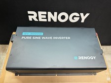 Renogy 3000W 12V Pro Pure Sine Wave Inverter 12V DC to 110V 120V AC BT For RV