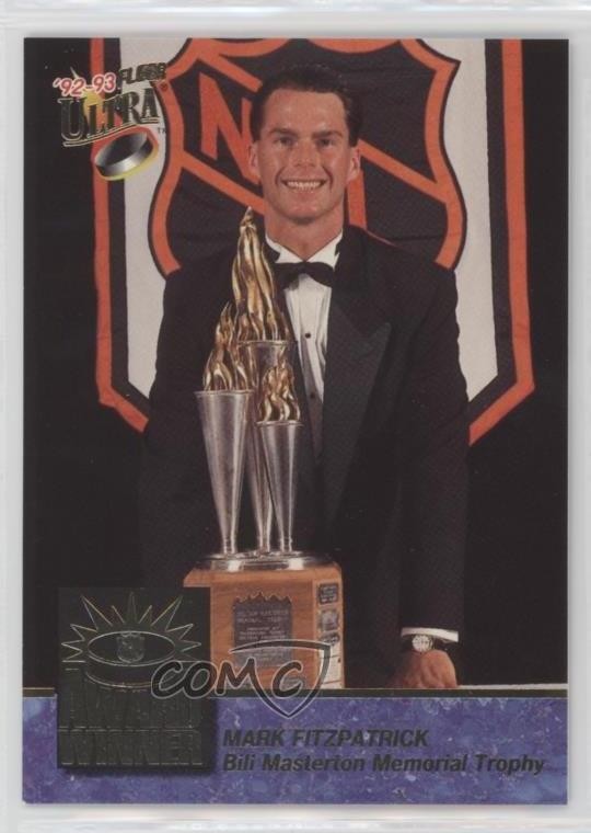 1992-93 Fleer Ultra Award Winner Mark Fitzpatrick #7 0c41
