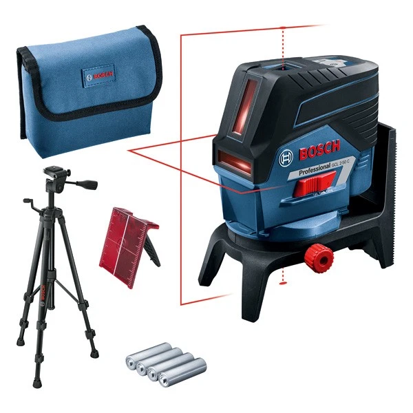Bosch Kombilaser GCL 2-50 C Professional im Set in Schutztasche + BT 150