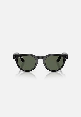 Ray-Ban Meta Headliner Gen,2 (LOW BRIDGE FIT) Schwarz GLÄNZEND/G-15 Grün