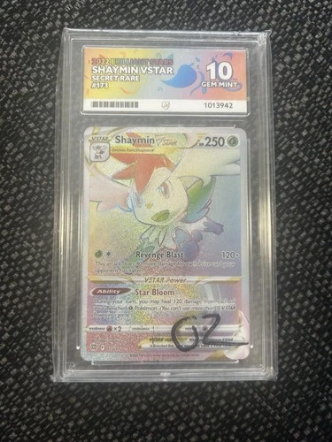 2022 Brilliant Stars Shaymin Verse Secret Rare #173/172 Ace Graded 10