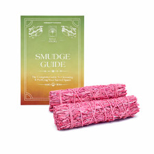 Sage Smudge Sticks 4" Rose Sage 2 Pack Home Cleansing Aroma Purification