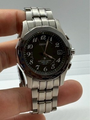 Seiko Brightz World Time Titanium Watch Automatic World Time JDM Mens