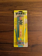vintage 90s Yikes 6 Pack #2 Pencils Empire Berol 91300 Sealed new Yellow