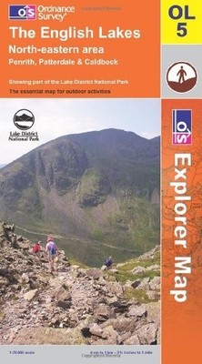 The English Lakes: North Eastern Area (O... by Ordnance Survey Sheet map, folded