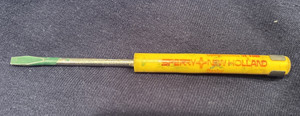 Vintage Sperry New Holland tractor dealer advertising screwdriver