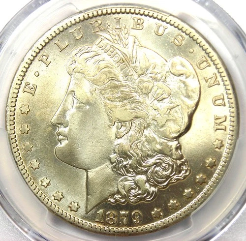 1879-CC Morgan Silver Dollar $1 Carson City Coin - Certified PCGS XF Detail (EF)