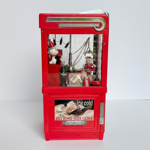 1997 Coca-Cola Grabbin' Ice Cold Refreshment Action Musical Coin Bank by Enesco - Picture 2 of 12