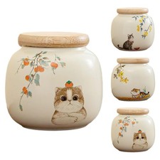Medium Size Urn For Pet Ashes, Ceramics Pet Urn for Dog Ashes, Cat Ashes Urn