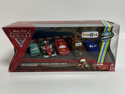 Mattel Disney Pixar Cars 2 Tokyo Race Party 5er Pack Toys R Us Exclusive BRANDNEU