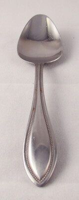 Pfaltzgraff Amerikanische Bead Teelöffel 2er Set Edelstahl 6 1/4''