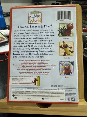 Elmo's World Flowers, Bananas & More! DVD 2000 NTSC Region 1