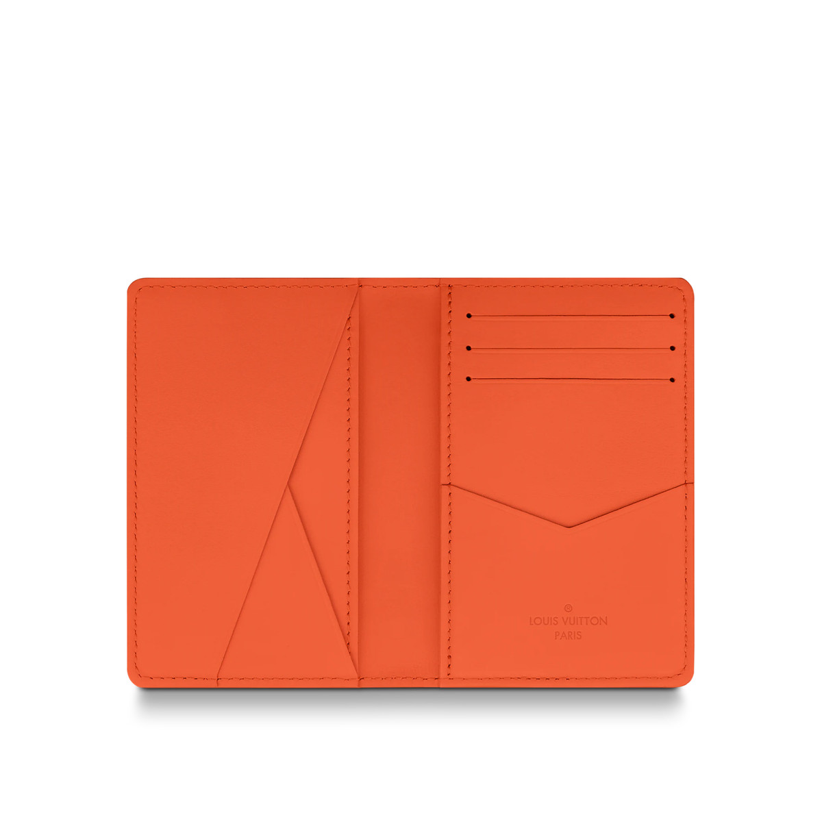 Louis Vuitton Orange Monogram Aerogram Leather LV Logo Pocket Organizer Wallet s l1200