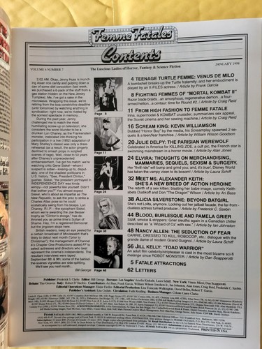 Femme Fatales 1992 CFQ Media, Many available, Pick yours. Excellent condition! - Picture 225 of 698