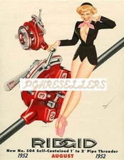 Pin-Up Art Sexy Vintage Girl Photographic Print 8.5x11"