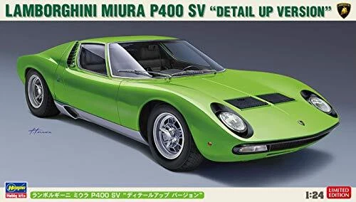 Hasegawa 20439 Lamborghini Miura P400 SV Detail Up Ver. 1/24 Plastic Model Kit