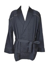 FASCINO men's winter crossed smoking jacket with pockets item 7100