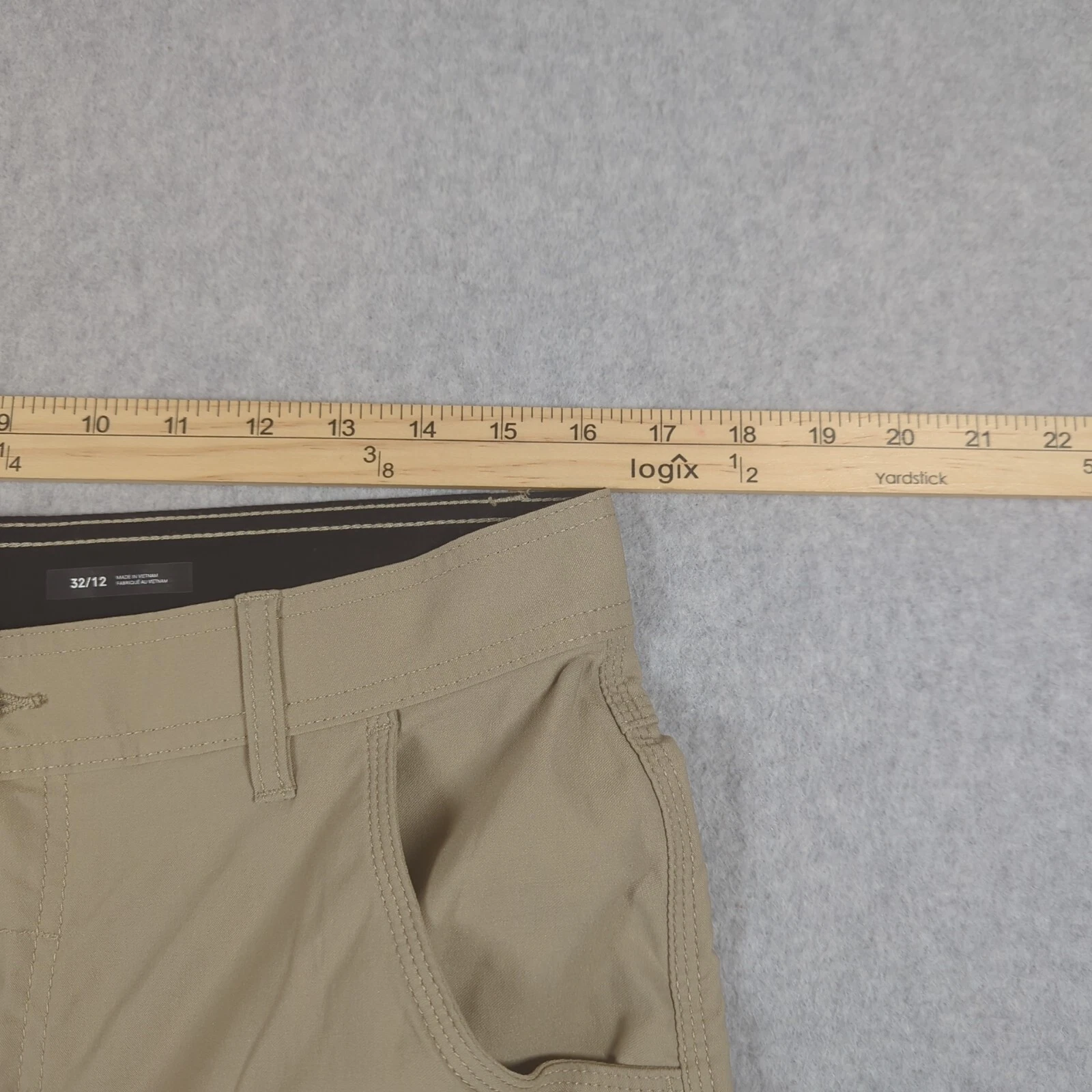 prana belted stretch hiking lightweight cargo shorts